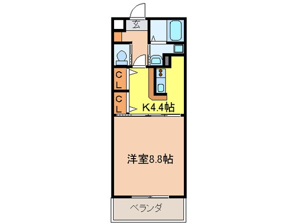 オリエンス小牧の物件間取画像